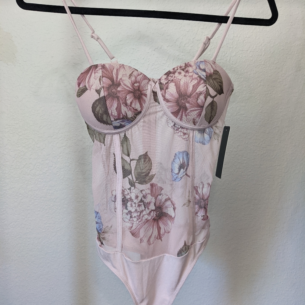 sheer body busier bodysuit new with tags